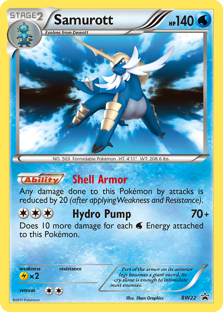 Samurott (BW22) [Black & White: Black Star Promos] | Gear Gaming Bentonville