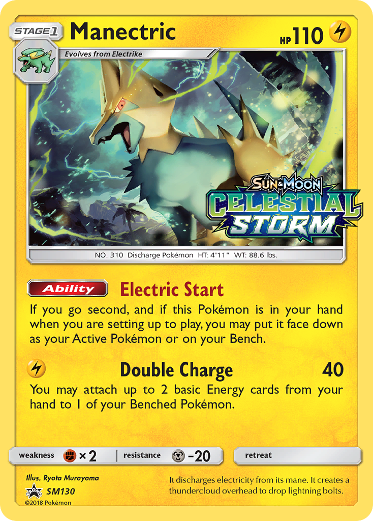 Manectric (SM130) [Sun & Moon: Black Star Promos] | Gear Gaming Bentonville