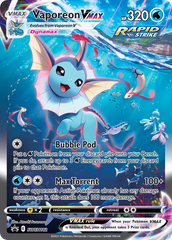 Vaporeon VMAX (SWSH182) (Jumbo Card) [Sword & Shield: Black Star Promos] | Gear Gaming Bentonville