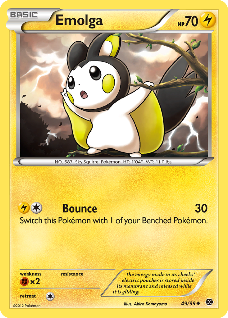 Emolga (49/99) [Black & White: Next Destinies] | Gear Gaming Bentonville