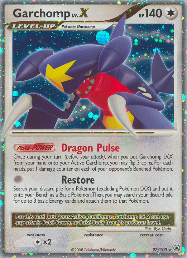 Garchomp LV.X (97/100) [Diamond & Pearl: Majestic Dawn] | Gear Gaming Bentonville