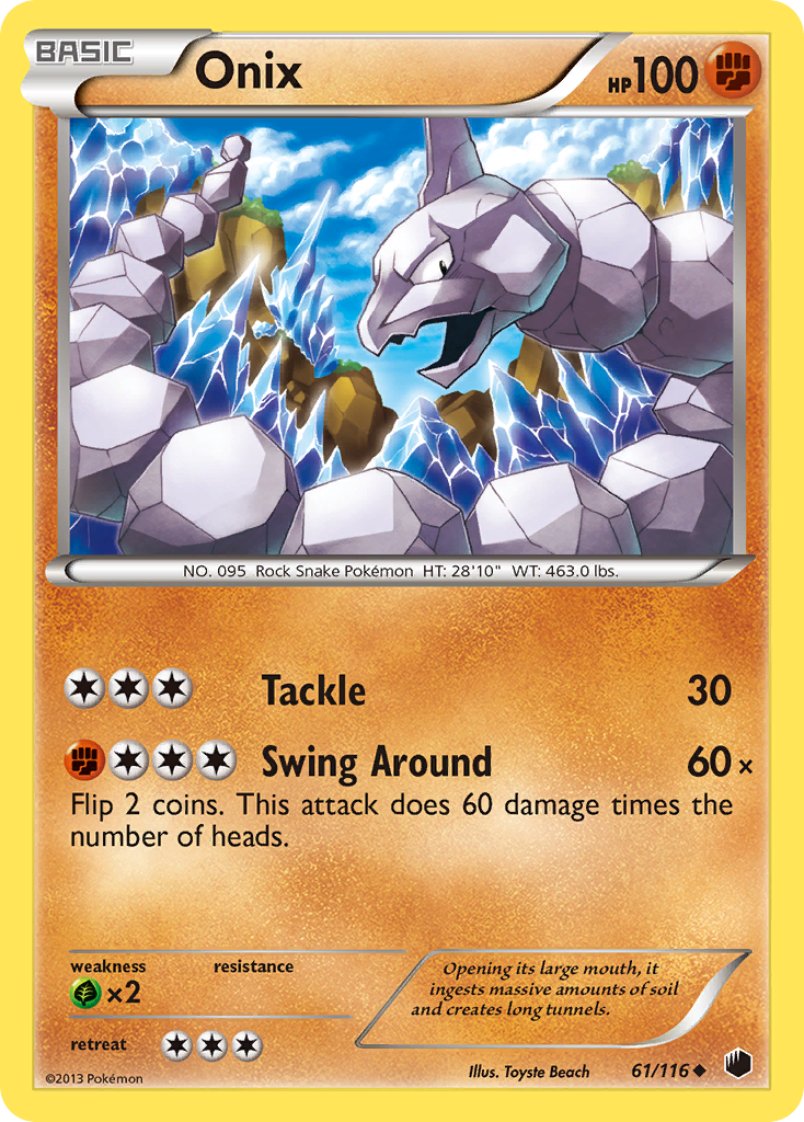 Onix (61/116) [Black & White: Plasma Freeze] | Gear Gaming Bentonville