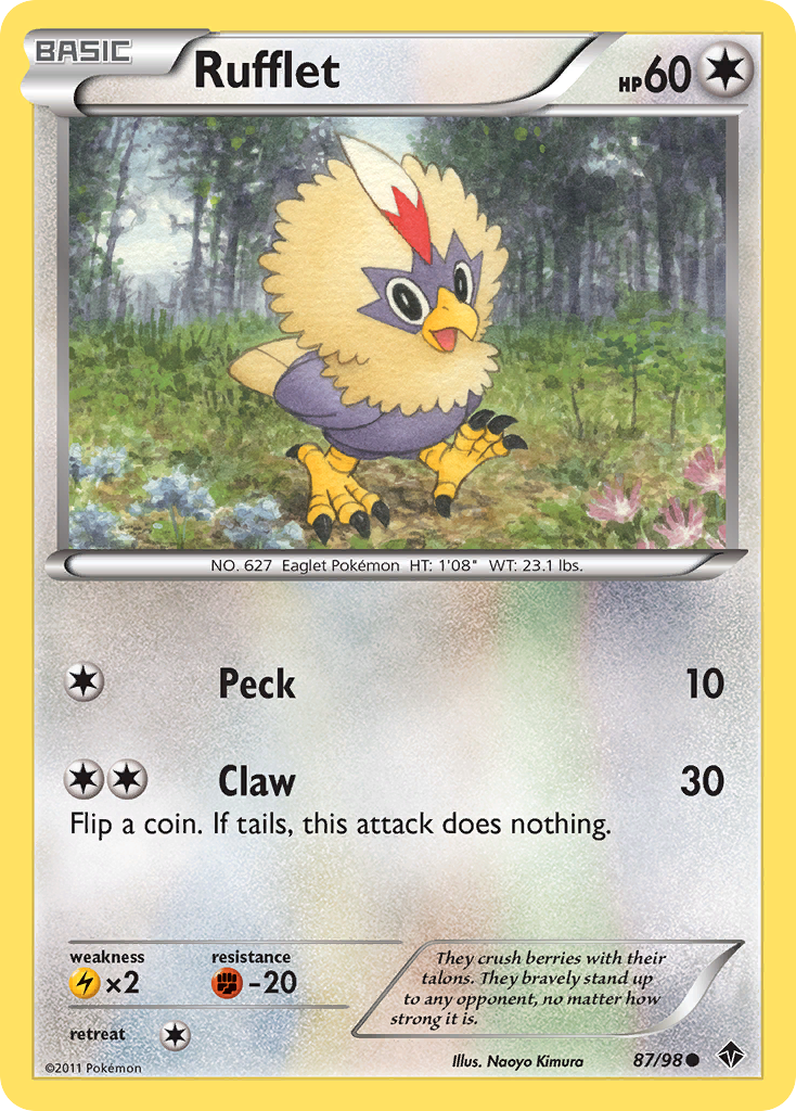 Rufflet (87/98) [Black & White: Emerging Powers] | Gear Gaming Bentonville