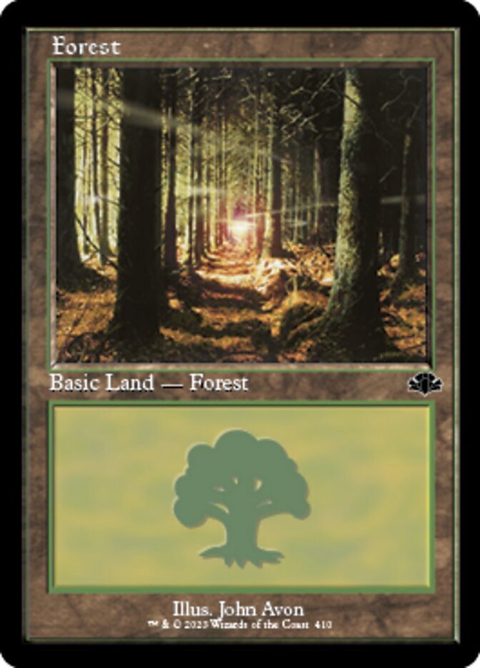 Forest (410) (Retro) [Dominaria Remastered] | Gear Gaming Bentonville