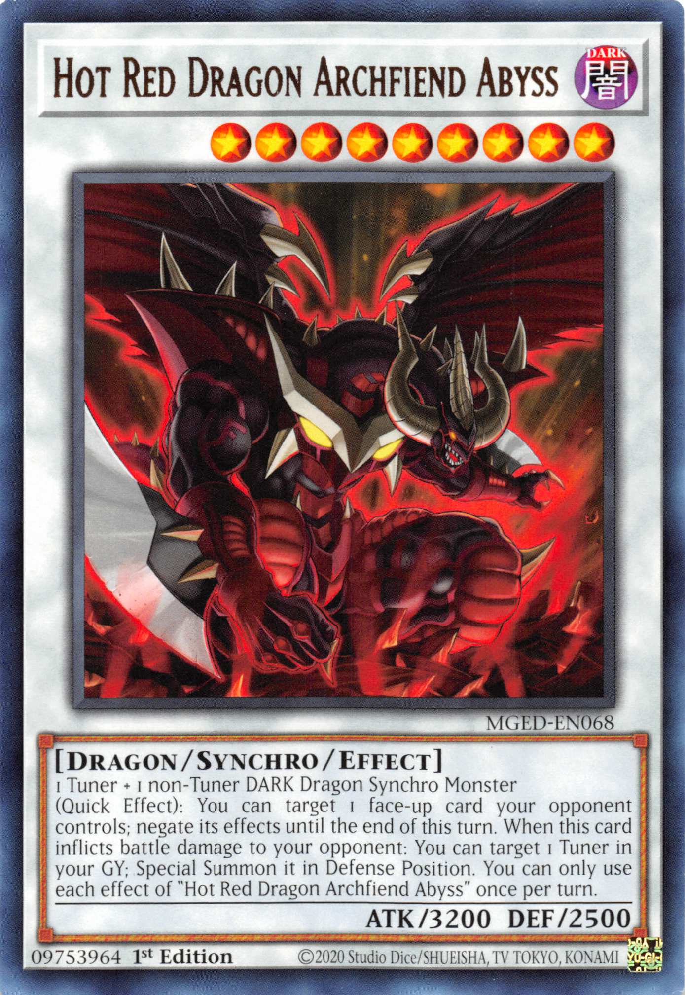 Hot Red Dragon Archfiend Abyss [MGED-EN068] Rare | Gear Gaming Bentonville