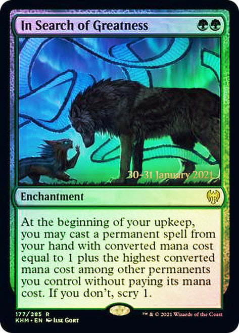 In Search of Greatness  [Kaldheim Prerelease Promos] | Gear Gaming Bentonville