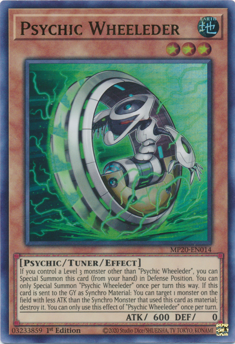 Psychic Wheeleder [MP20-EN014] Ultra Rare | Gear Gaming Bentonville