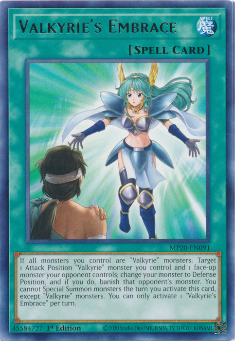 Valkyrie's Embrace [MP20-EN091] Rare | Gear Gaming Bentonville