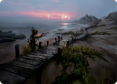 Deserted Beach Art Card [Innistrad: Midnight Hunt Art Series] | Gear Gaming Bentonville