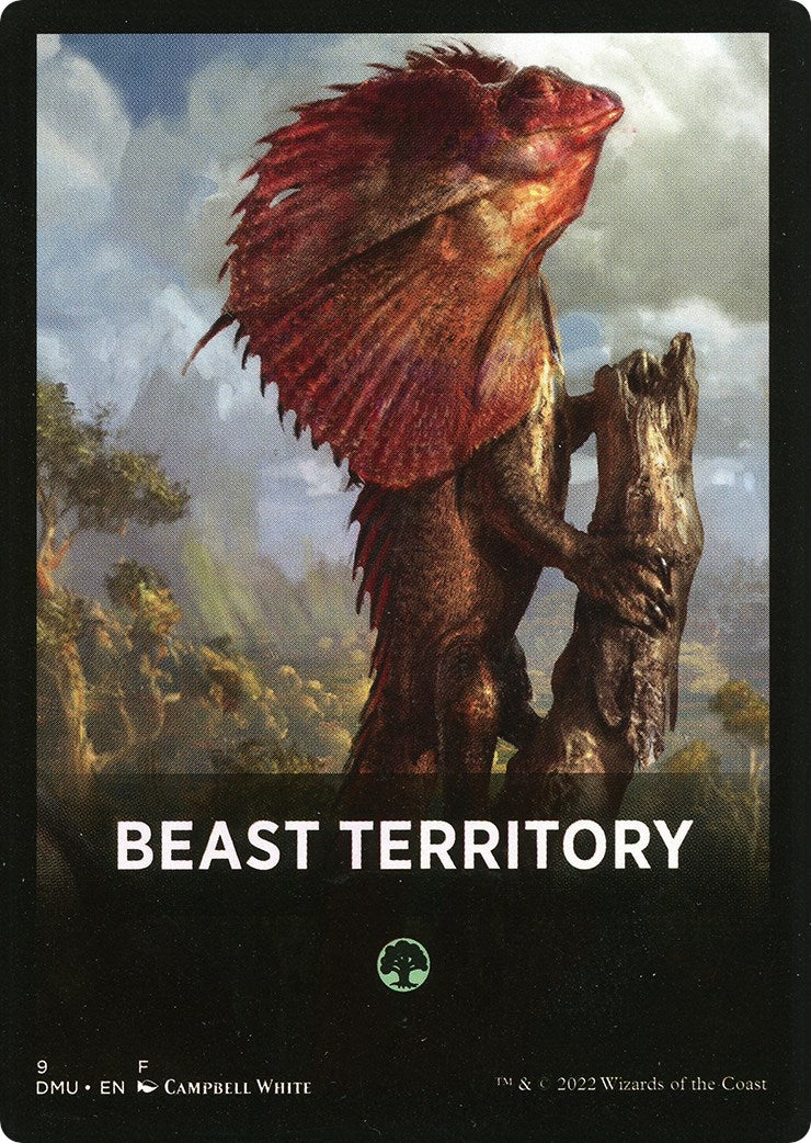 Beast Territory Theme Card [Dominaria United Tokens] | Gear Gaming Bentonville