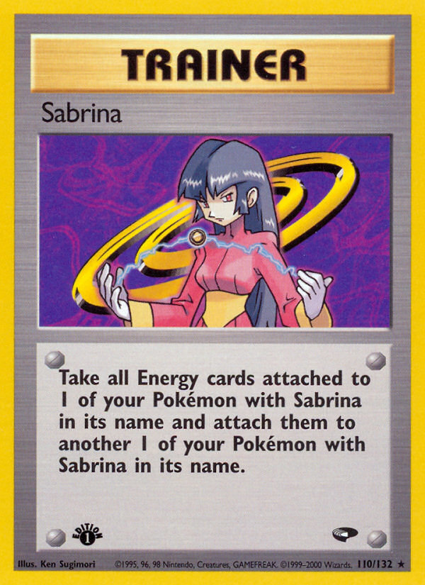 Sabrina (110/132) [Gym Challenge 1st Edition] | Gear Gaming Bentonville