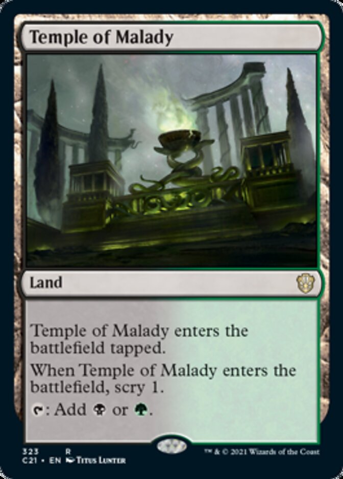 Temple of Malady [Commander 2021] | Gear Gaming Bentonville