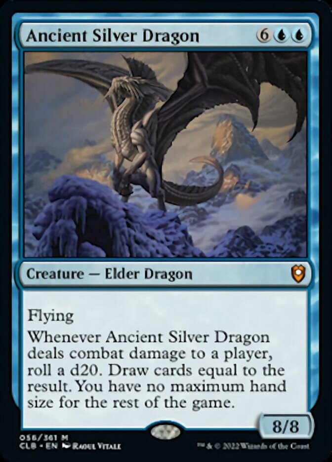 Ancient Silver Dragon [Commander Legends: Battle for Baldur's Gate] | Gear Gaming Bentonville