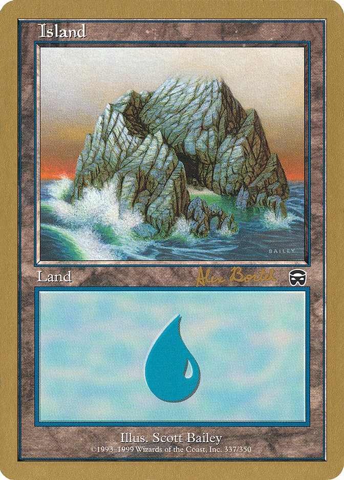 Island (ab337a) (Alex Borteh) [World Championship Decks 2001] | Gear Gaming Bentonville