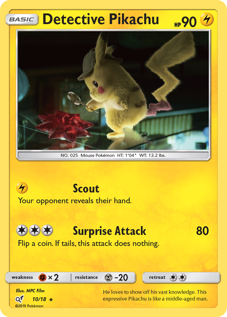 Detective Pikachu (10/18) [Sun & Moon: Detective Pikachu] | Gear Gaming Bentonville