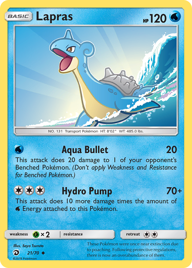 Lapras (21/70) [Sun & Moon: Dragon Majesty] | Gear Gaming Bentonville