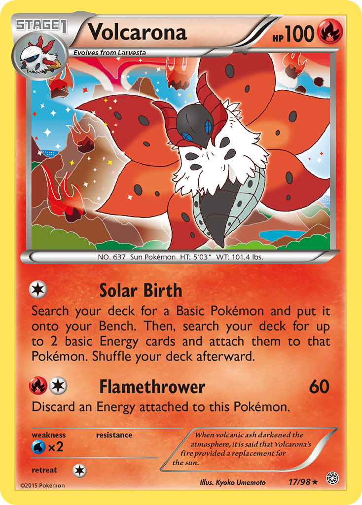 Volcarona (17/98) [XY: Ancient Origins] | Gear Gaming Bentonville