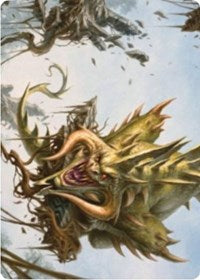 Canopy Baloth Art Card [Zendikar Rising Art Series] | Gear Gaming Bentonville