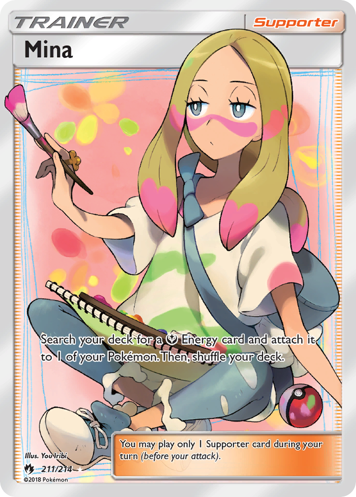 Mina (211/214) [Sun & Moon: Lost Thunder] | Gear Gaming Bentonville