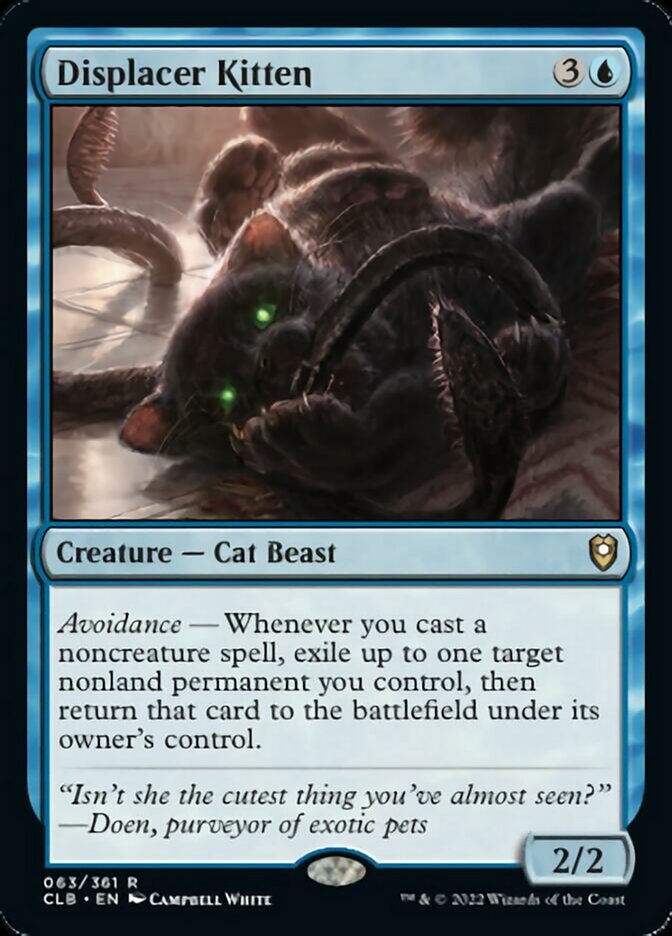 Displacer Kitten [Commander Legends: Battle for Baldur's Gate] | Gear Gaming Bentonville