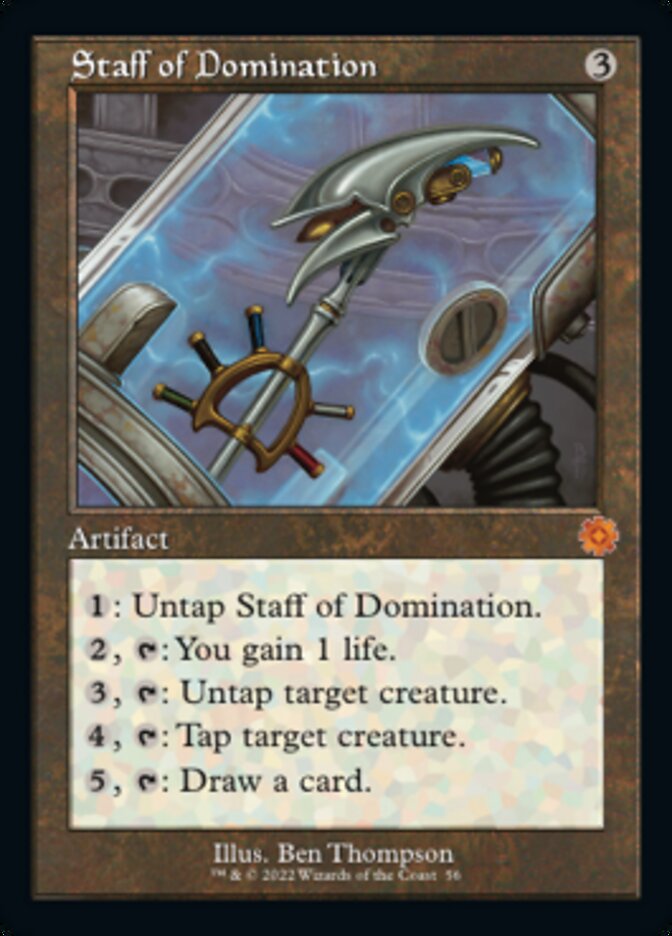 Staff of Domination (Retro) [The Brothers' War Retro Artifacts] | Gear Gaming Bentonville