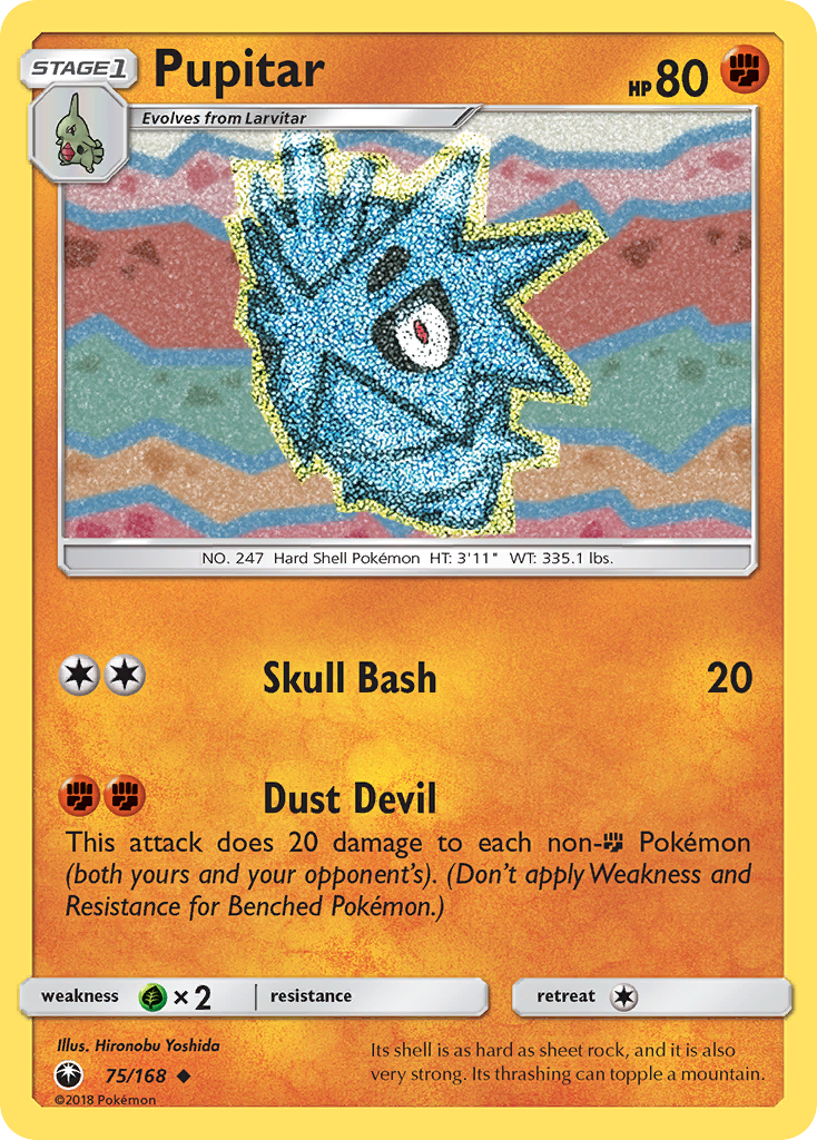 Pupitar (75/168) [Sun & Moon: Celestial Storm] | Gear Gaming Bentonville