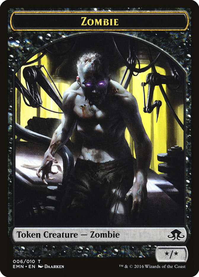 Zombie (006/010) [Eldritch Moon Tokens] | Gear Gaming Bentonville