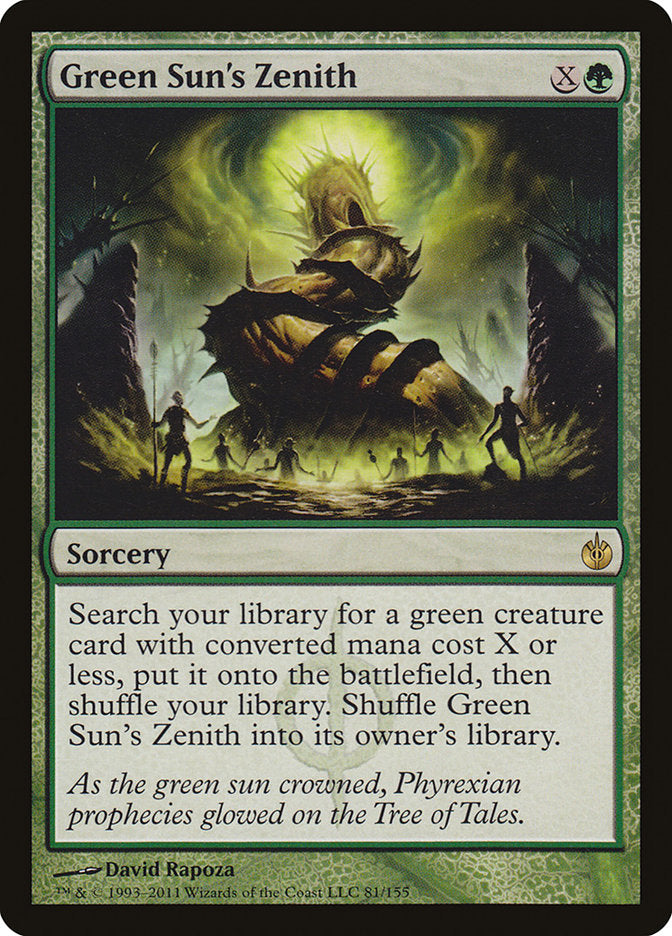 Green Sun's Zenith [Mirrodin Besieged] | Gear Gaming Bentonville