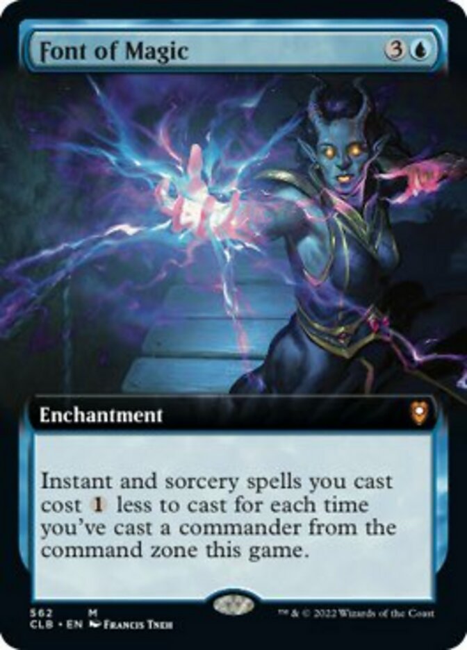 Font of Magic (Extended Art) [Commander Legends: Battle for Baldur's Gate] | Gear Gaming Bentonville
