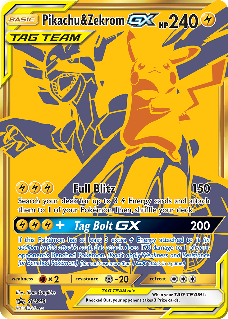 Pikachu & Zekrom GX (SM248) [Sun & Moon: Black Star Promos] | Gear Gaming Bentonville