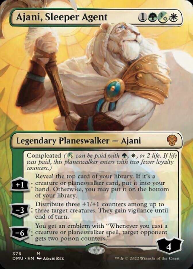 Ajani, Sleeper Agent (Borderless) (375) [Dominaria United] | Gear Gaming Bentonville