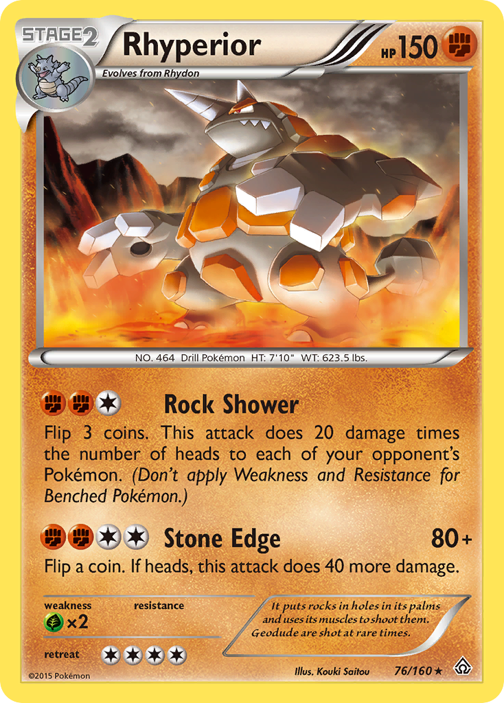 Rhyperior (76/160) [XY: Primal Clash] | Gear Gaming Bentonville