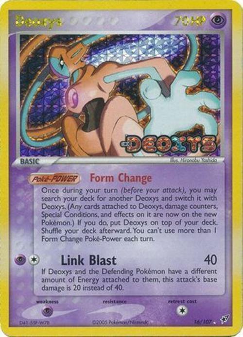 Deoxys (16/107) (Stamped) [EX: Deoxys] | Gear Gaming Bentonville