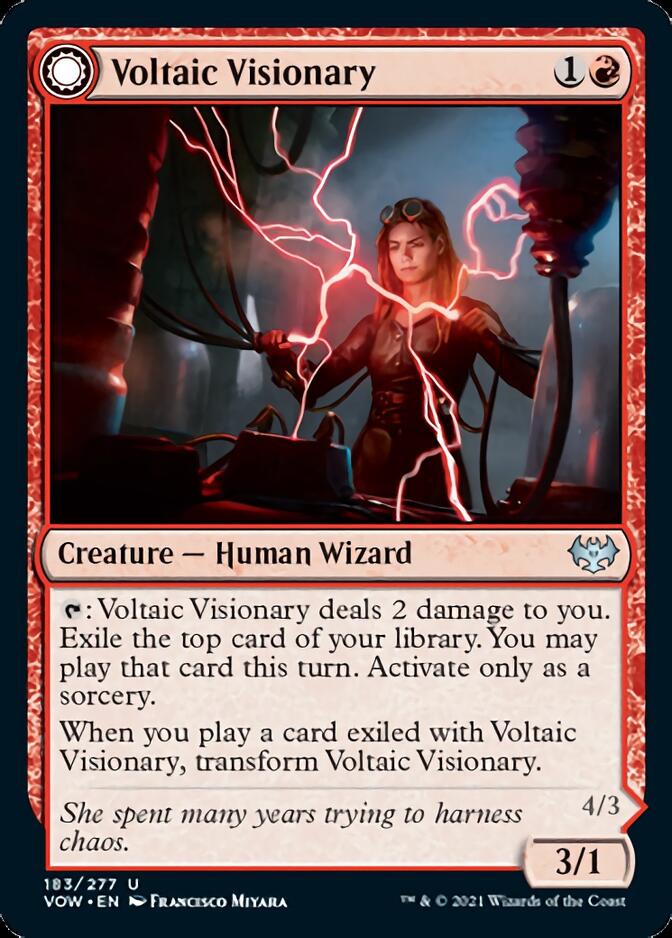 Voltaic Visionary // Volt-Charged Berserker [Innistrad: Crimson Vow] | Gear Gaming Bentonville