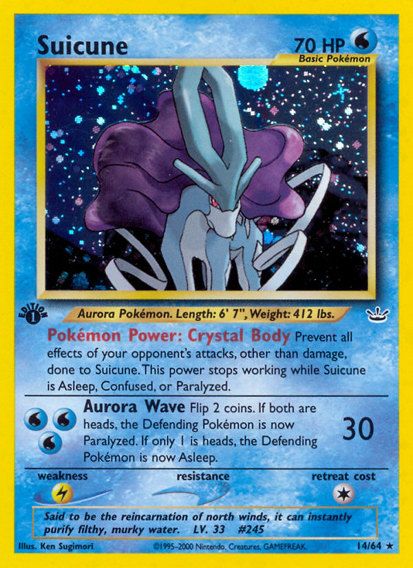 Suicune (14/64) [Neo Revelation 1st Edition] | Gear Gaming Bentonville