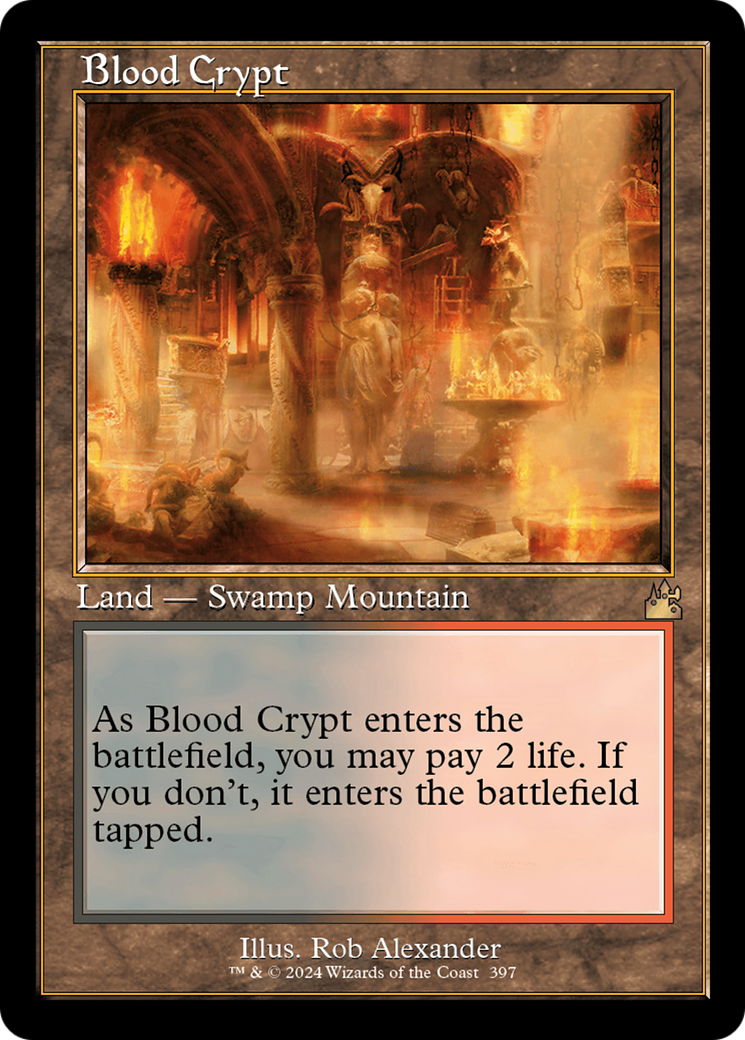 Blood Crypt (Retro) [Ravnica Remastered] | Gear Gaming Bentonville