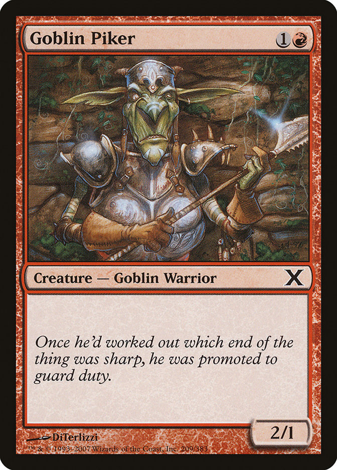 Goblin Piker [Tenth Edition] | Gear Gaming Bentonville