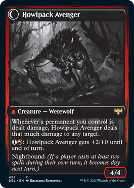 Ill-Tempered Loner // Howlpack Avenger [Innistrad: Double Feature] | Gear Gaming Bentonville