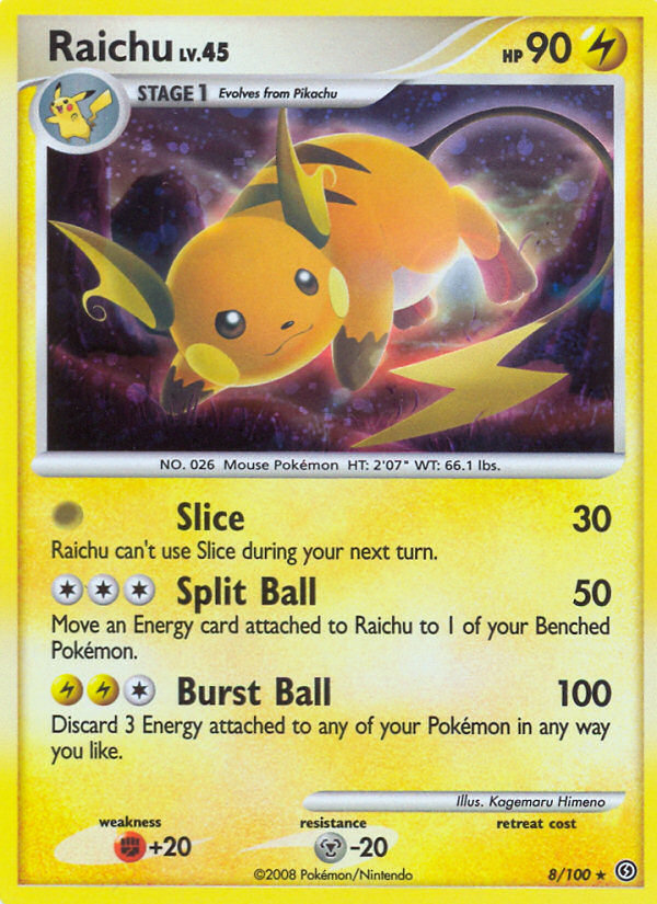 Raichu (8/100) [Diamond & Pearl: Stormfront] | Gear Gaming Bentonville