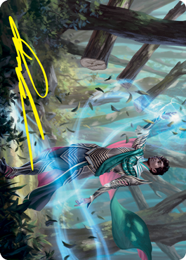 Dragonsguard Elite Art Card (Gold-Stamped Signature) (15/81) [Strixhaven: School of Mages Art Series] | Gear Gaming Bentonville