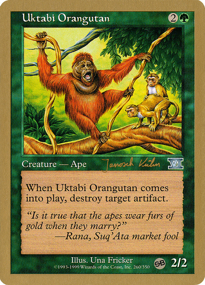 Uktabi Orangutan (Janosch Kuhn) (SB) [World Championship Decks 2000] | Gear Gaming Bentonville