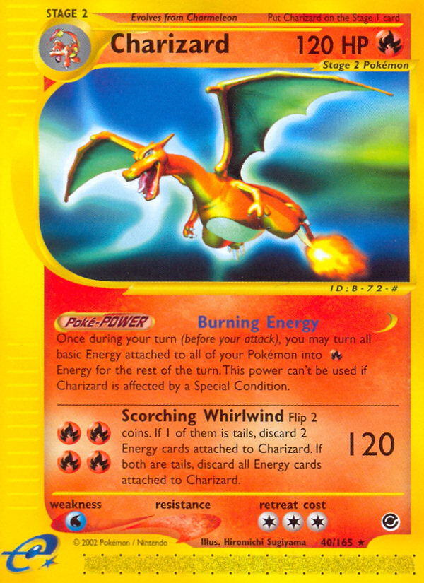 Charizard (40/165) [Expedition: Base Set] | Gear Gaming Bentonville