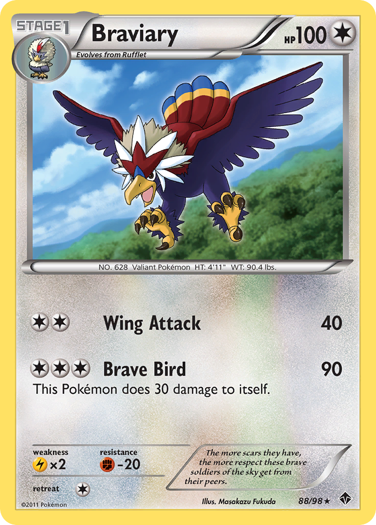 Braviary (88/98) [Black & White: Emerging Powers] | Gear Gaming Bentonville