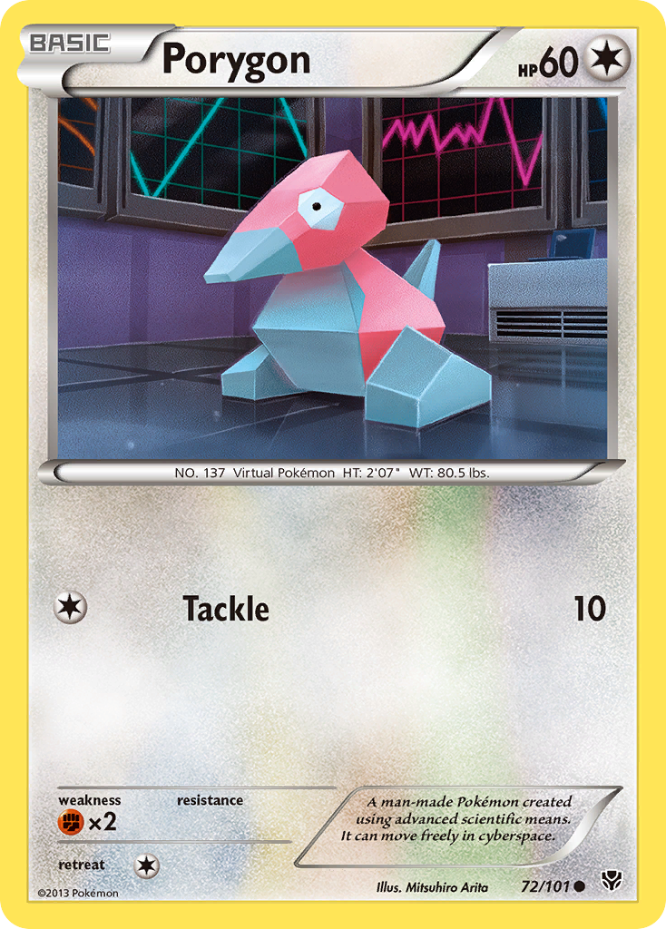 Porygon (72/101) [Black & White: Plasma Blast] | Gear Gaming Bentonville