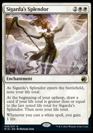 Sigarda's Splendor (Promo Pack) [Innistrad: Midnight Hunt Promos] | Gear Gaming Bentonville