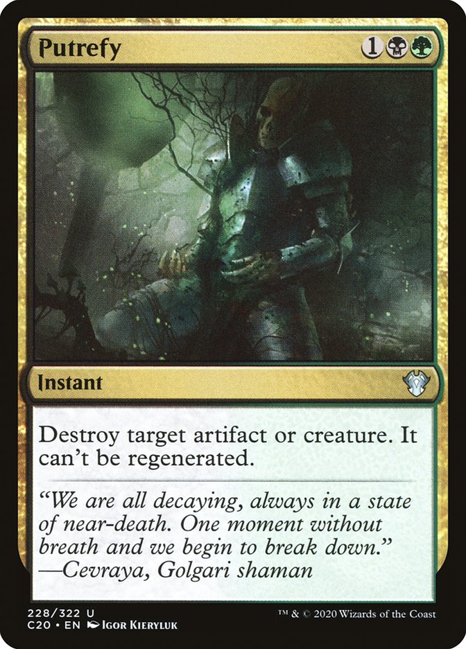 Putrefy [Commander 2020] | Gear Gaming Bentonville