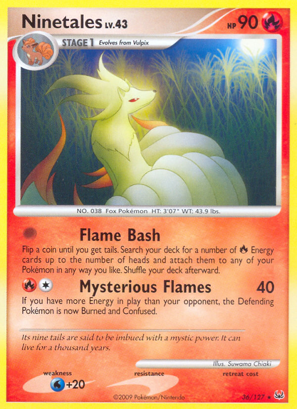 Ninetales (36/127) [Platinum: Base Set] | Gear Gaming Bentonville