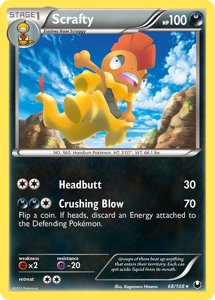 Scrafty (68/108) [Black & White: Dark Explorers] | Gear Gaming Bentonville