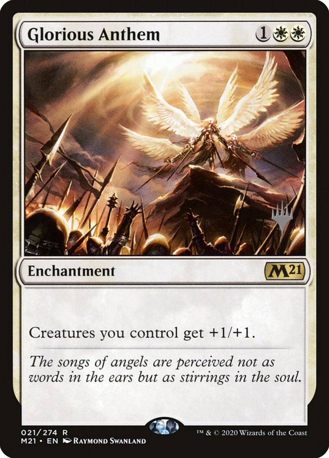 Glorious Anthem (Promo Pack) [Core Set 2021 Promos] | Gear Gaming Bentonville