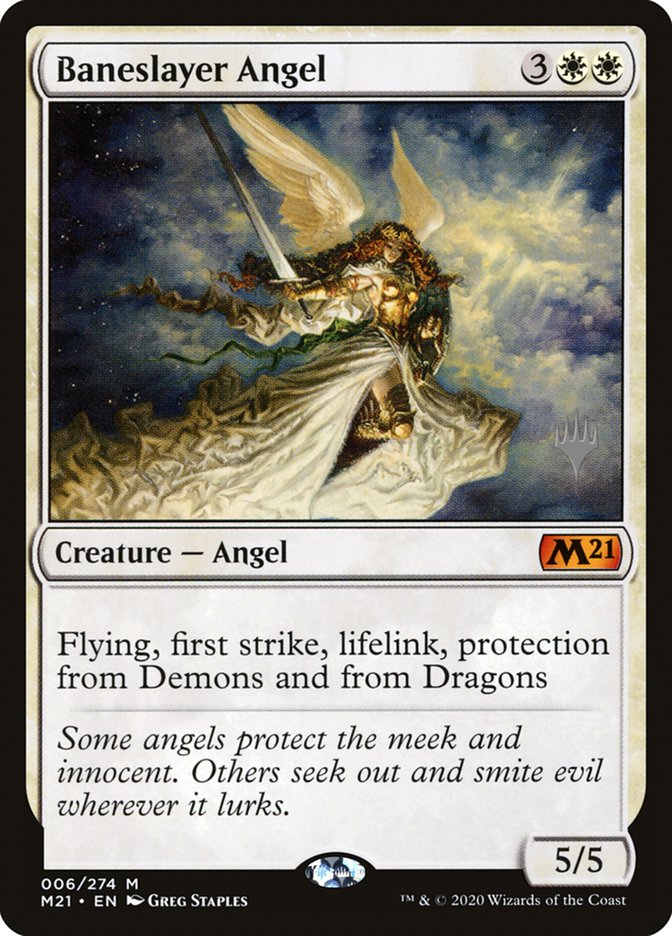 Baneslayer Angel (Promo Pack) [Core Set 2021 Promos] | Gear Gaming Bentonville